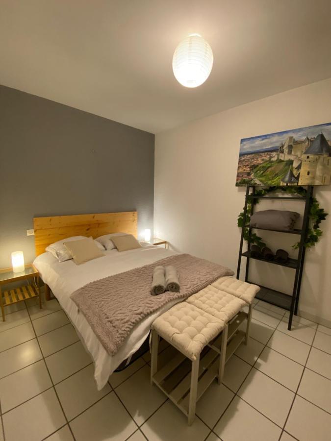 Au Pied De La Cite, T3 Au Calme Apartment การ์กาซอน ภายนอก รูปภาพ